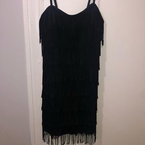 1920’s black flapper dress